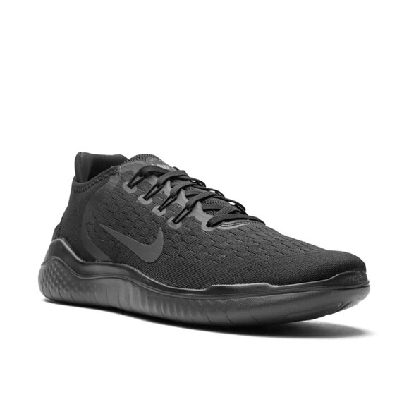 💖 NWOB Nike Free RN Black Running Sneakers - Picture 1 of 8